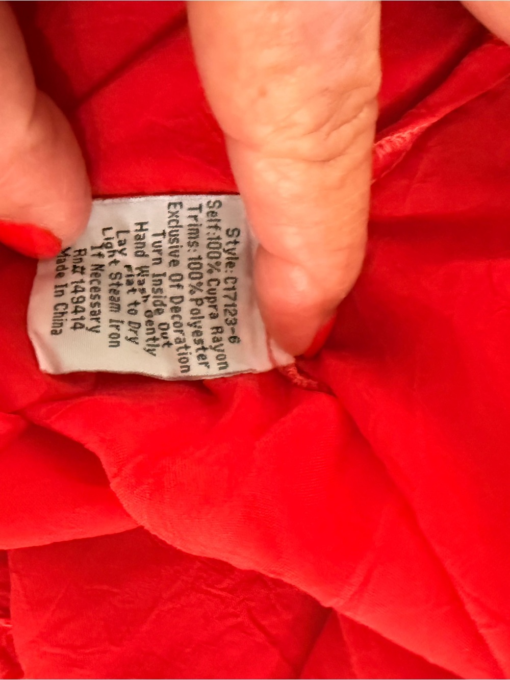 Johnny Was Red Embroidered Tassel Boho Tunic - Picture 5 of 7